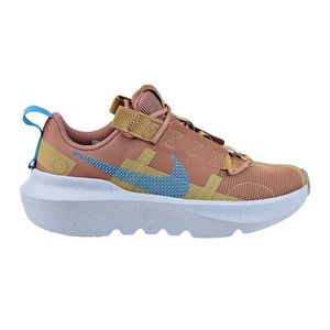 Nike Crater Impact Big Kids' ShoesMineral Clay-Laser Blue-Gold DB3551-201 sz 4.5